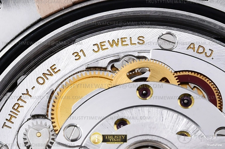 0111 Upgraded RDJ0454B – DJ 36mm Jub Flt 904L RG SS P-Grey Stk VSF VS 780